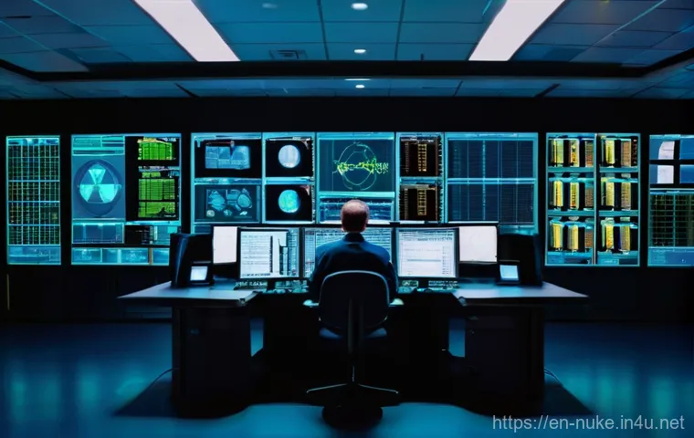 원자력 발전소 사고 대응 매뉴얼 - **Prompt:** A diverse team of highly skilled nuclear control room operators, including men and women...