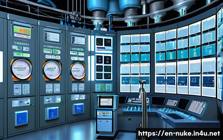 원자력 발전소 설계와 운영 사례 - A highly detailed cross-sectional illustration of a Pressurized Water Reactor (PWR) inside a modern ...